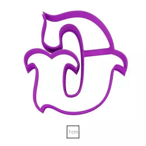  Letter G cookie cutter for professional