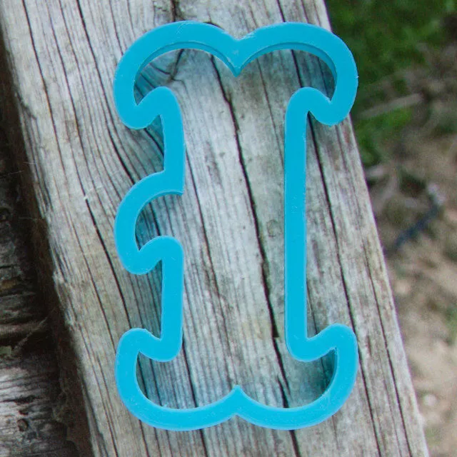 Letter I cookie cutter for professional Free 3D print model