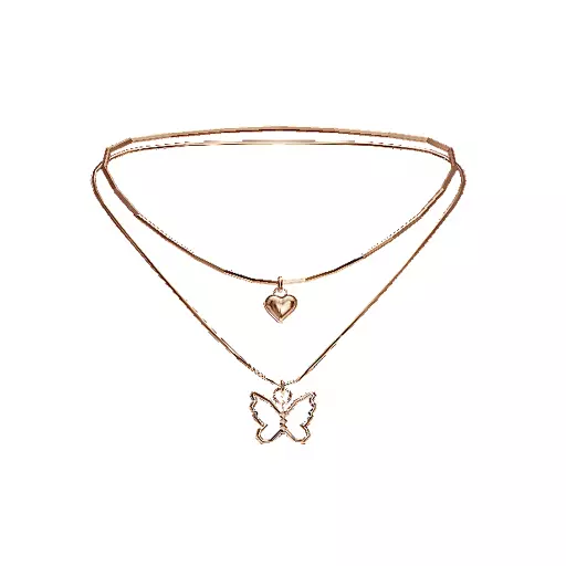 Zepeto Butterfly necklace Low-poly 3D model