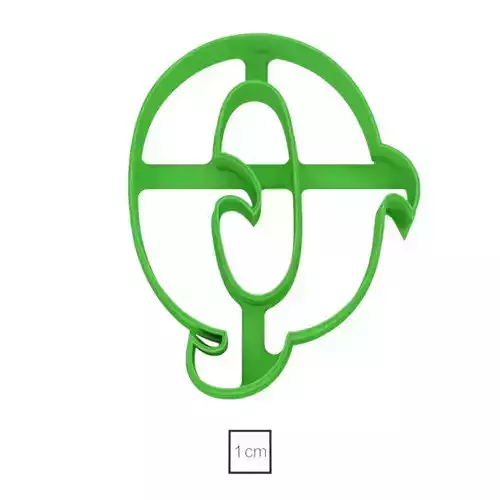 Letter Q cookie cutter for professional