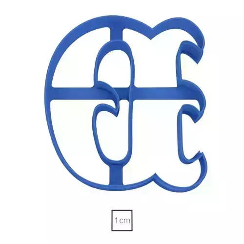 Letter D cookie cutter for professional