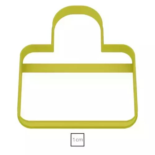 Briefcase cookie cutter for professional