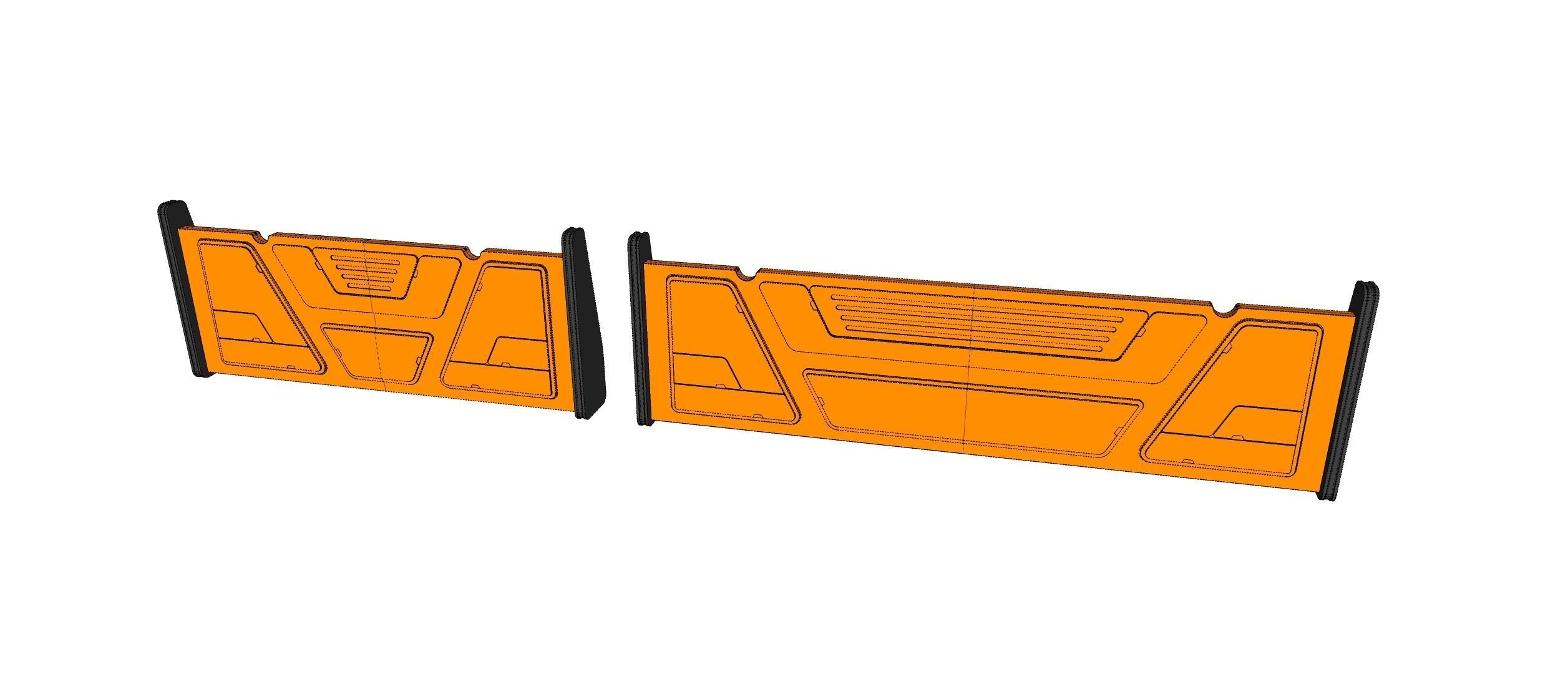 sci-fi Railing 2 3D model_20