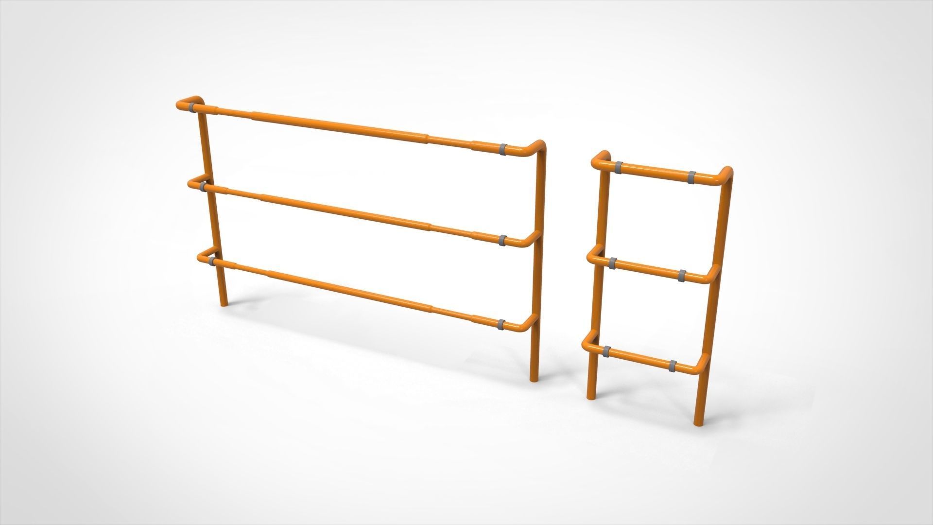 sci-fi Railing 2 3D model_11