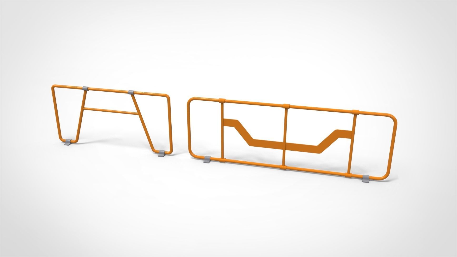 sci-fi Railing 2 3D model_13