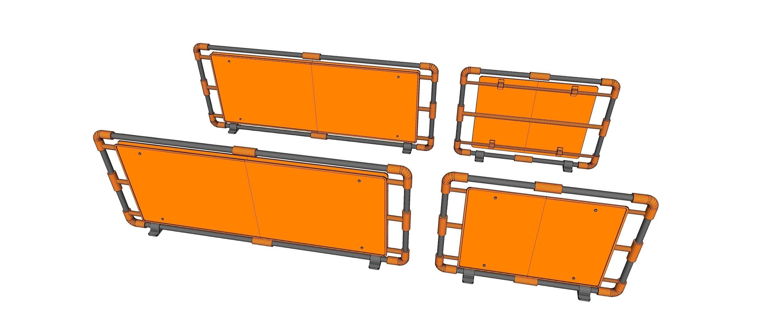 sci-fi Railing 2 3D model_18