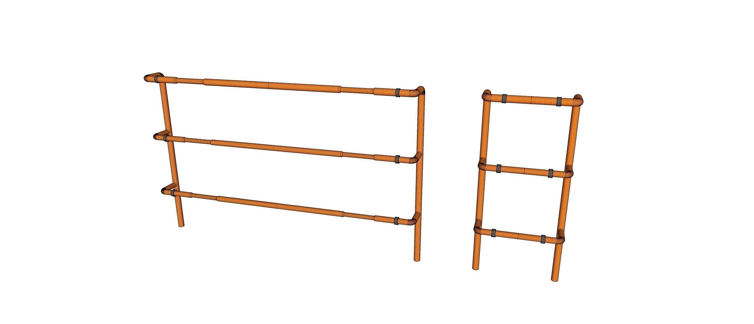 sci-fi Railing 2 3D model_22