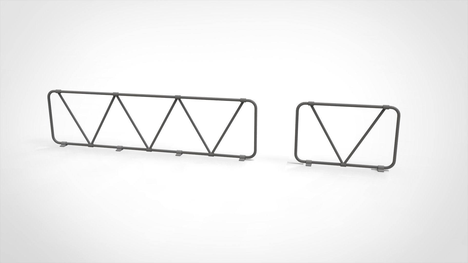 sci-fi Railing 2 3D model_9