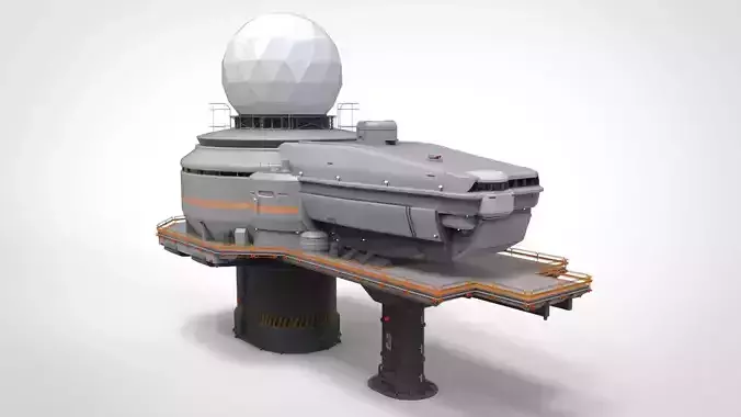 Antenna post 4 3D model