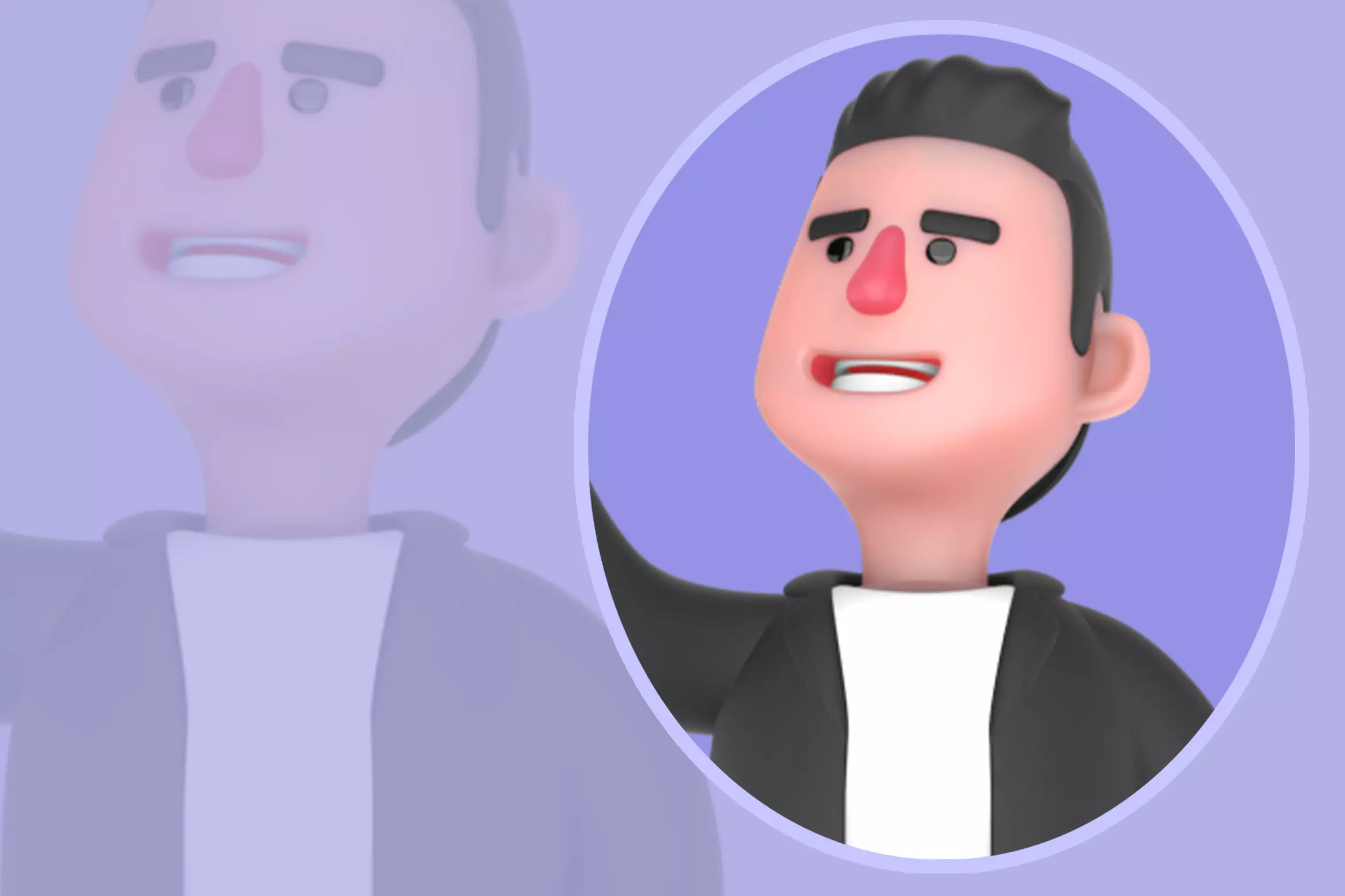 Stylized 3D Musician Character - Victory Trophy Pose 3D model