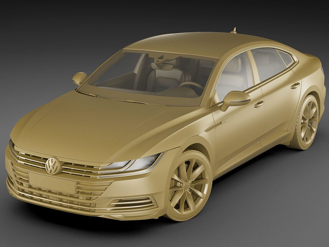 VW Arteon 2018 3D model_15