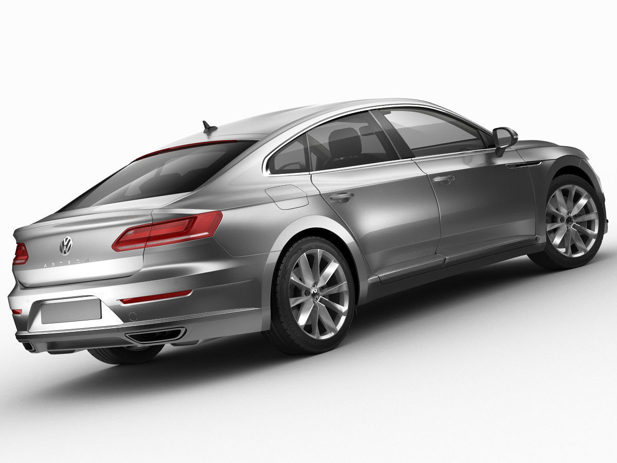 VW Arteon 2018 3D model_9