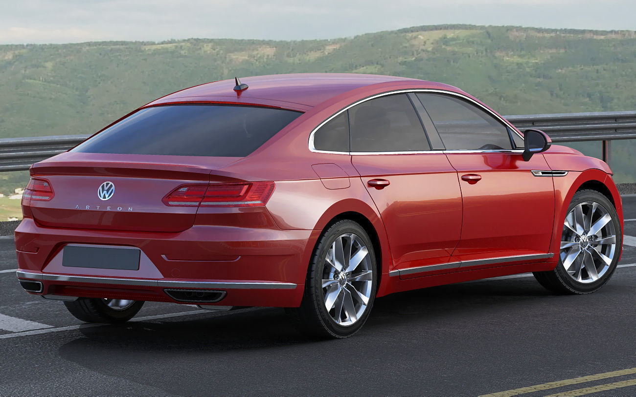 VW Arteon 2018 3D model_14