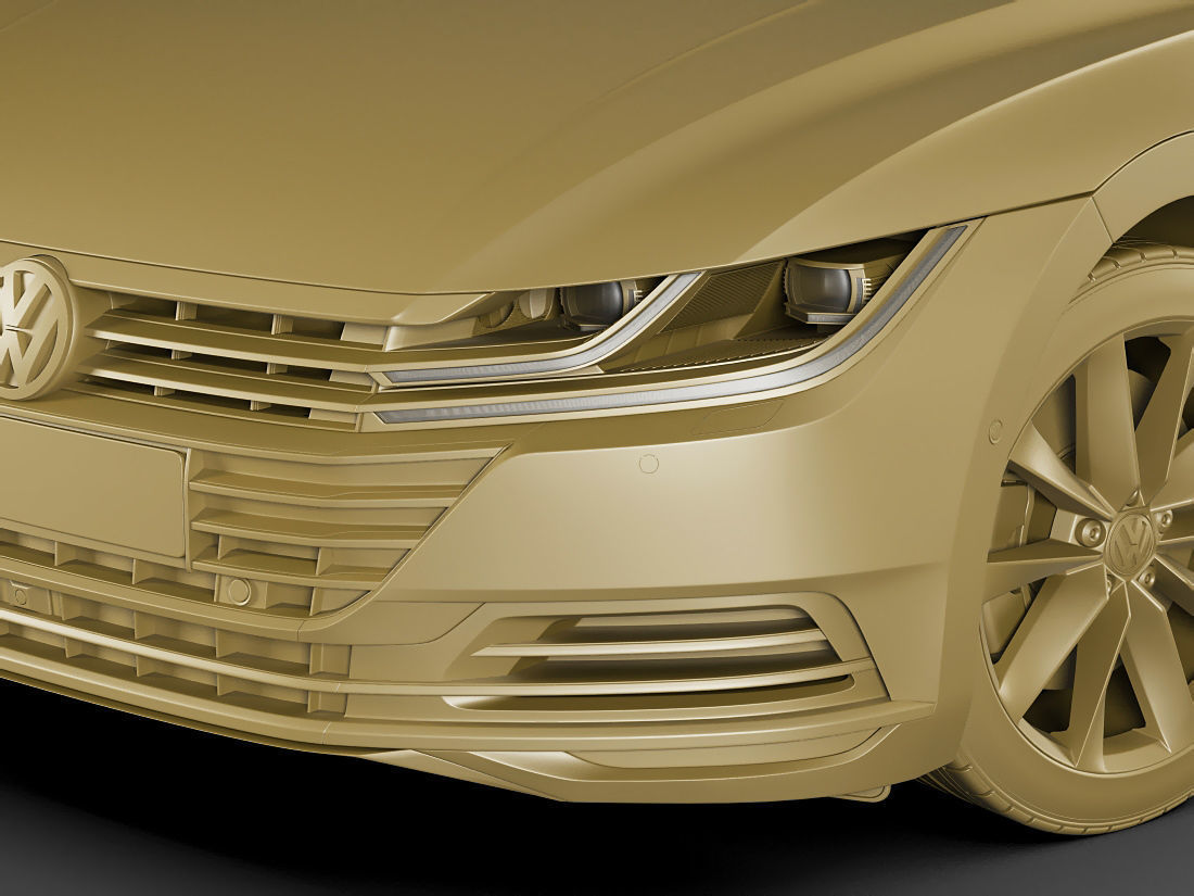VW Arteon 2018 3D model_17