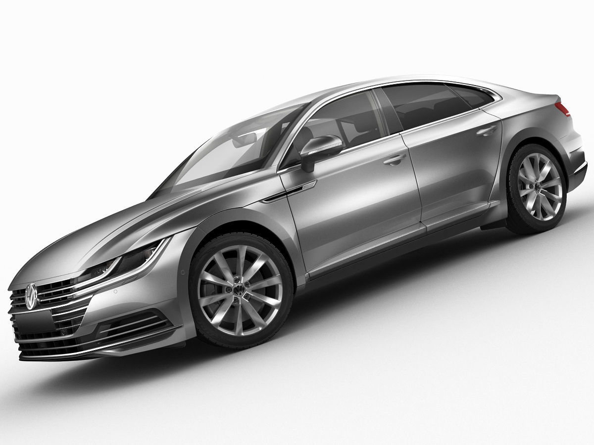 VW Arteon 2018 3D model_8