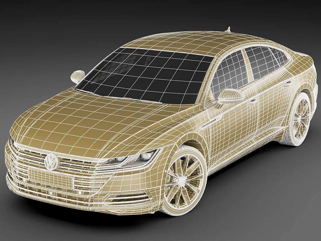 VW Arteon 2018 3D model_19