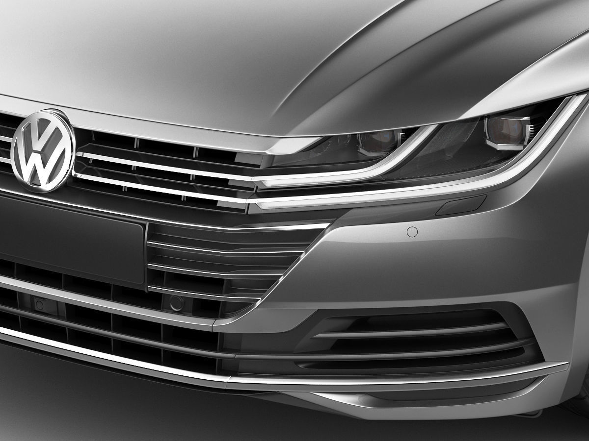 VW Arteon 2018 3D model_3