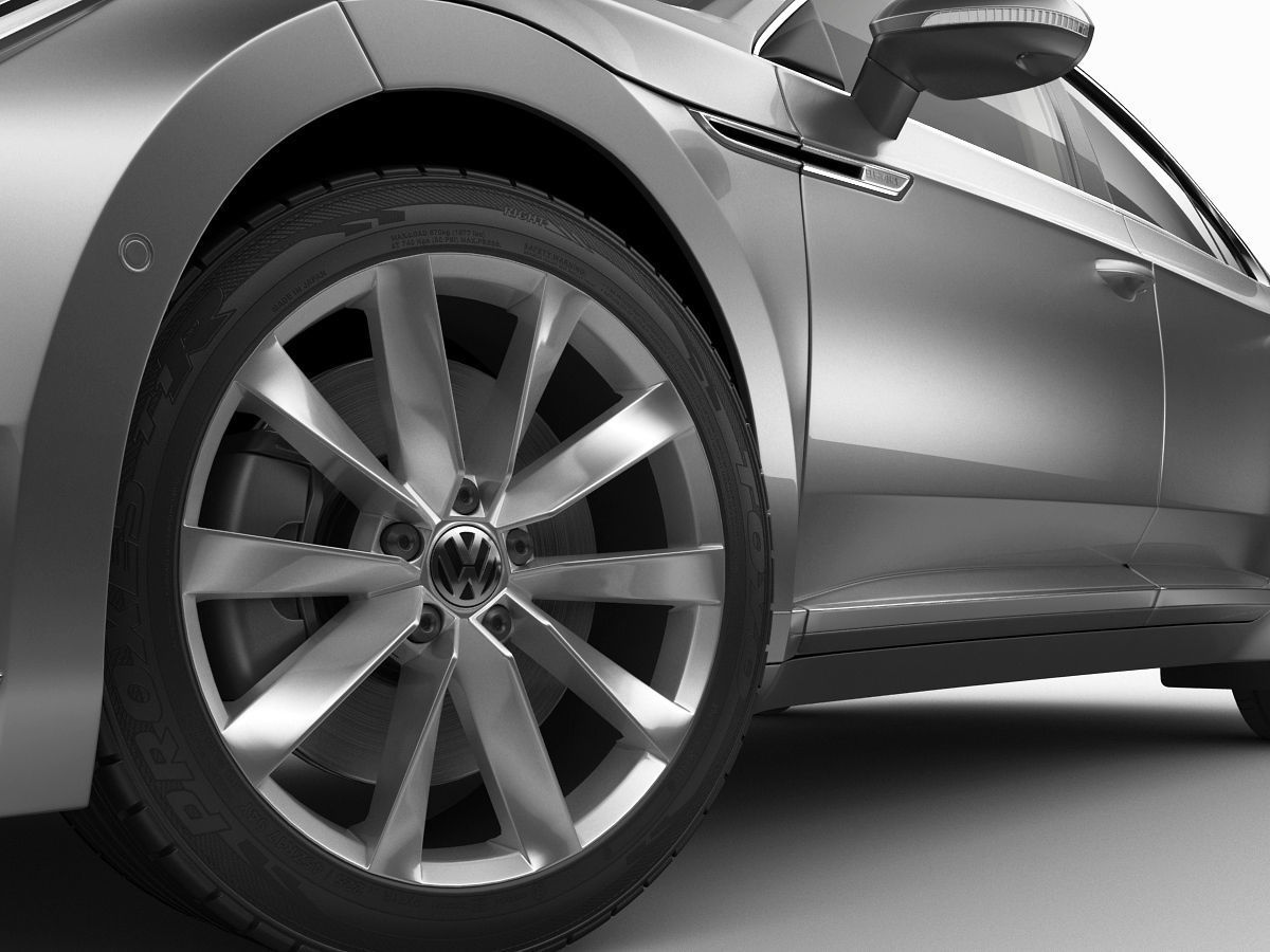 VW Arteon 2018 3D model_5