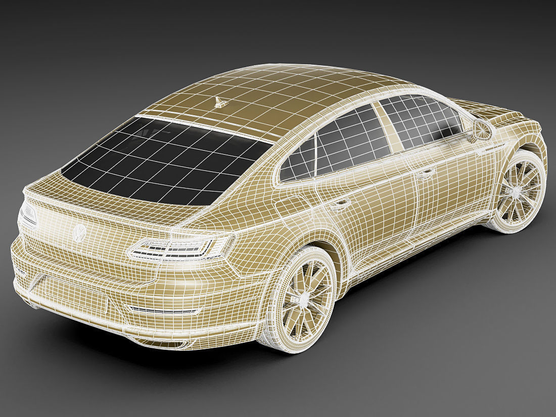 VW Arteon 2018 3D model_20