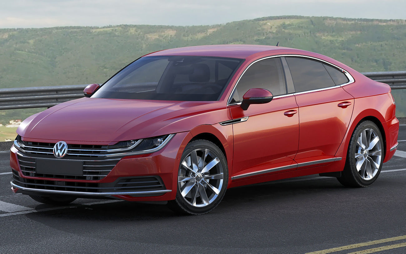 VW Arteon 2018 3D model_13