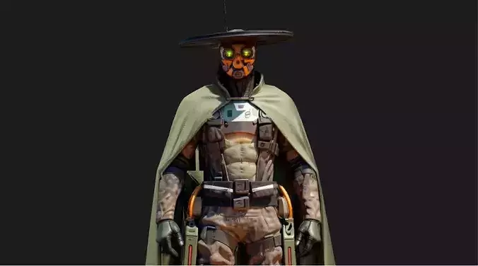 Sci-Fi Desert Bounty Hunter