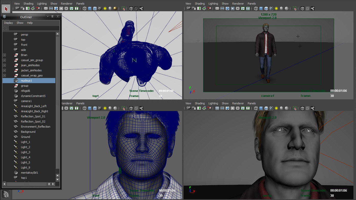 Animated Male Brian v2 0 3D model_15