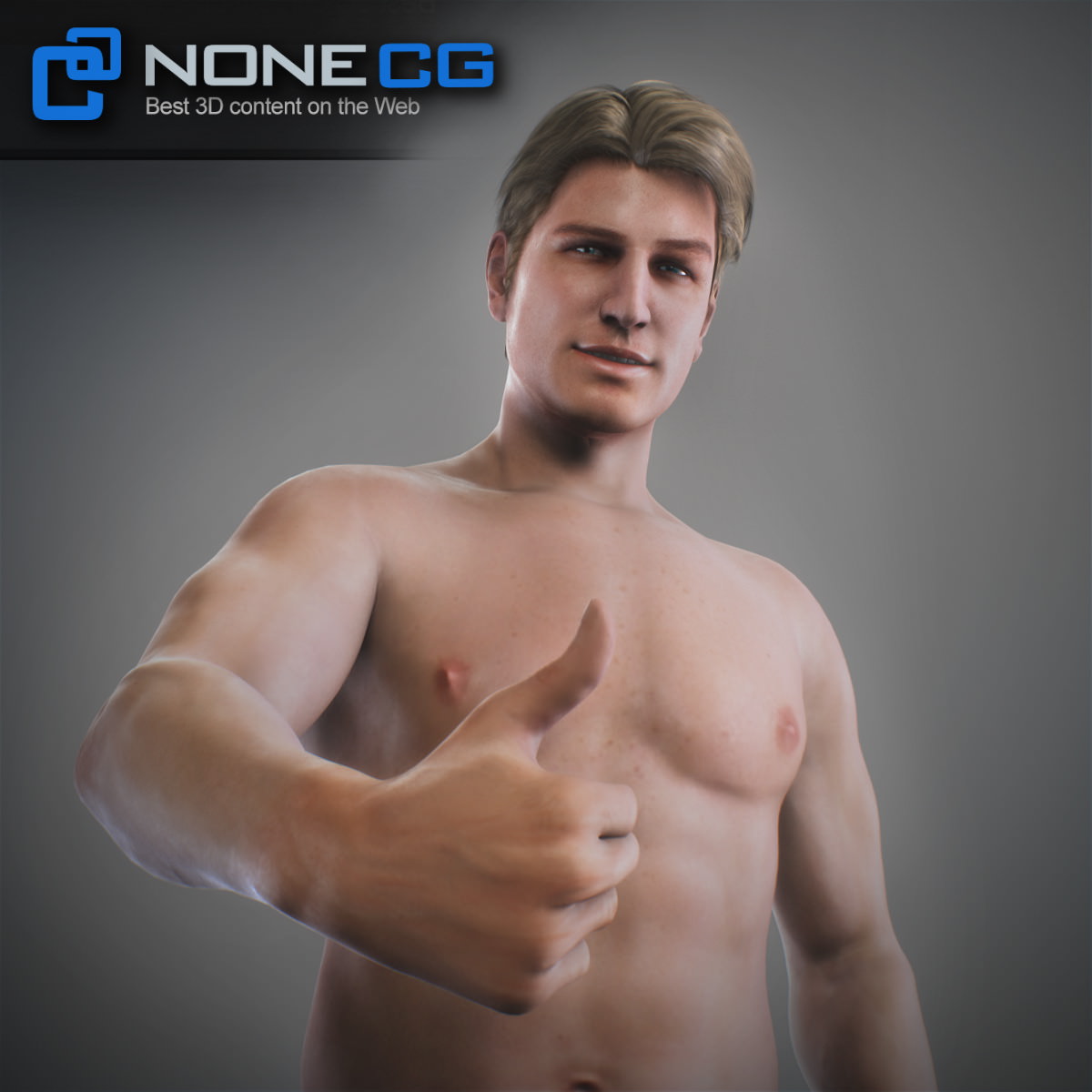 Animated Male Brian v2 0 3D model_5
