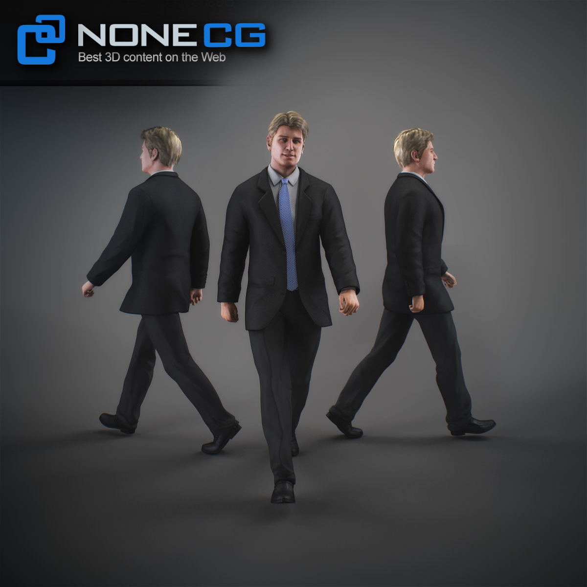 Animated Male Brian v2 0 3D model_4