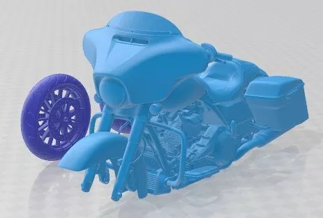 Harley Davidson Street Glide Special 2018 V2 Printable Motorbike 3D print model