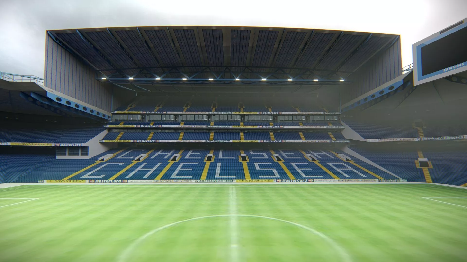 Stamford Bridge Chelsea FC Football Stadium 3D model