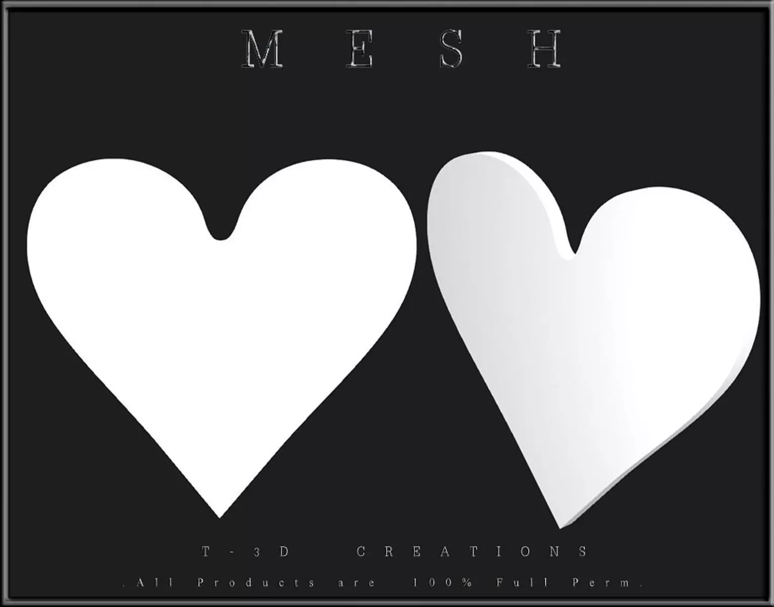 Heart 04 Low-poly 3D model_0