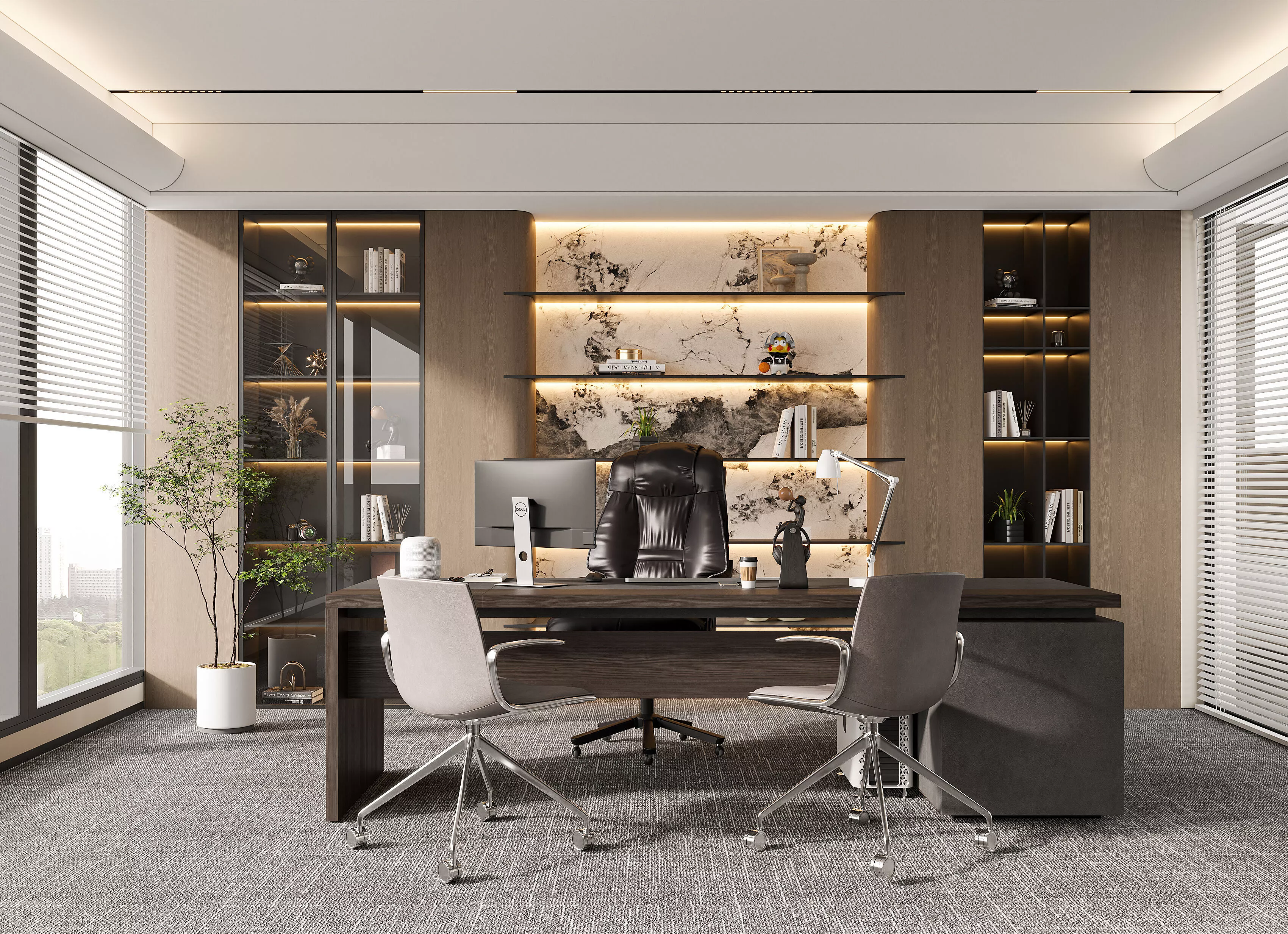 Modern CEO Office 3D model