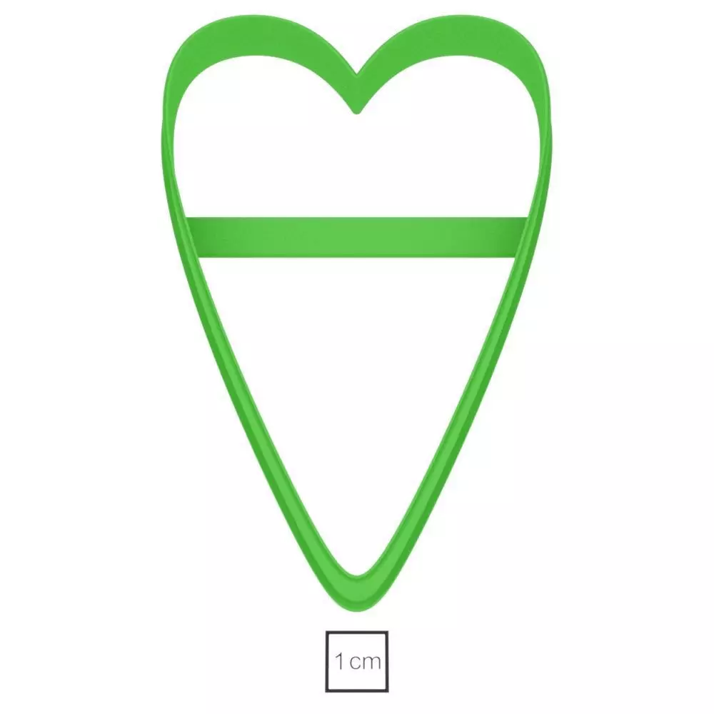 Tilda-Heart cookie cutter for professional Free 3D print model