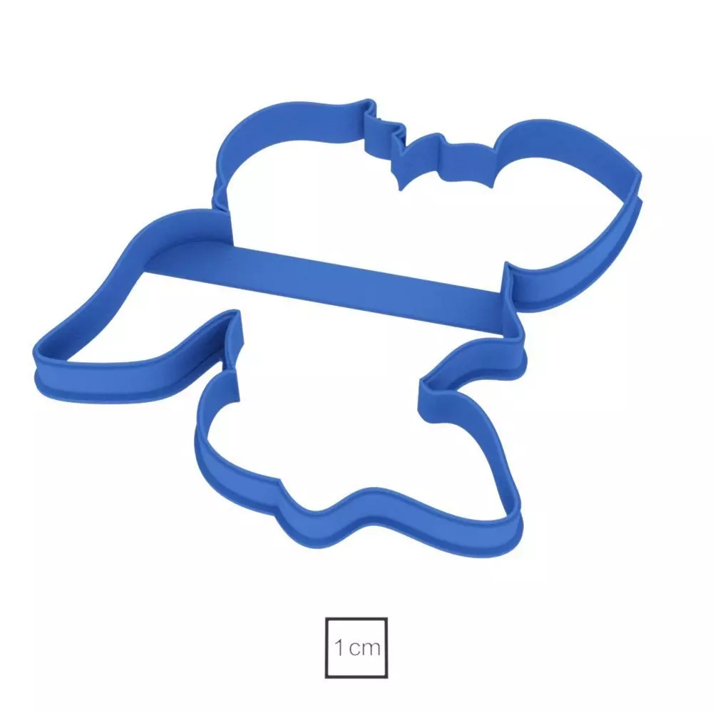 Cupid with an arrow cookie cutter for professional Free 3D print model