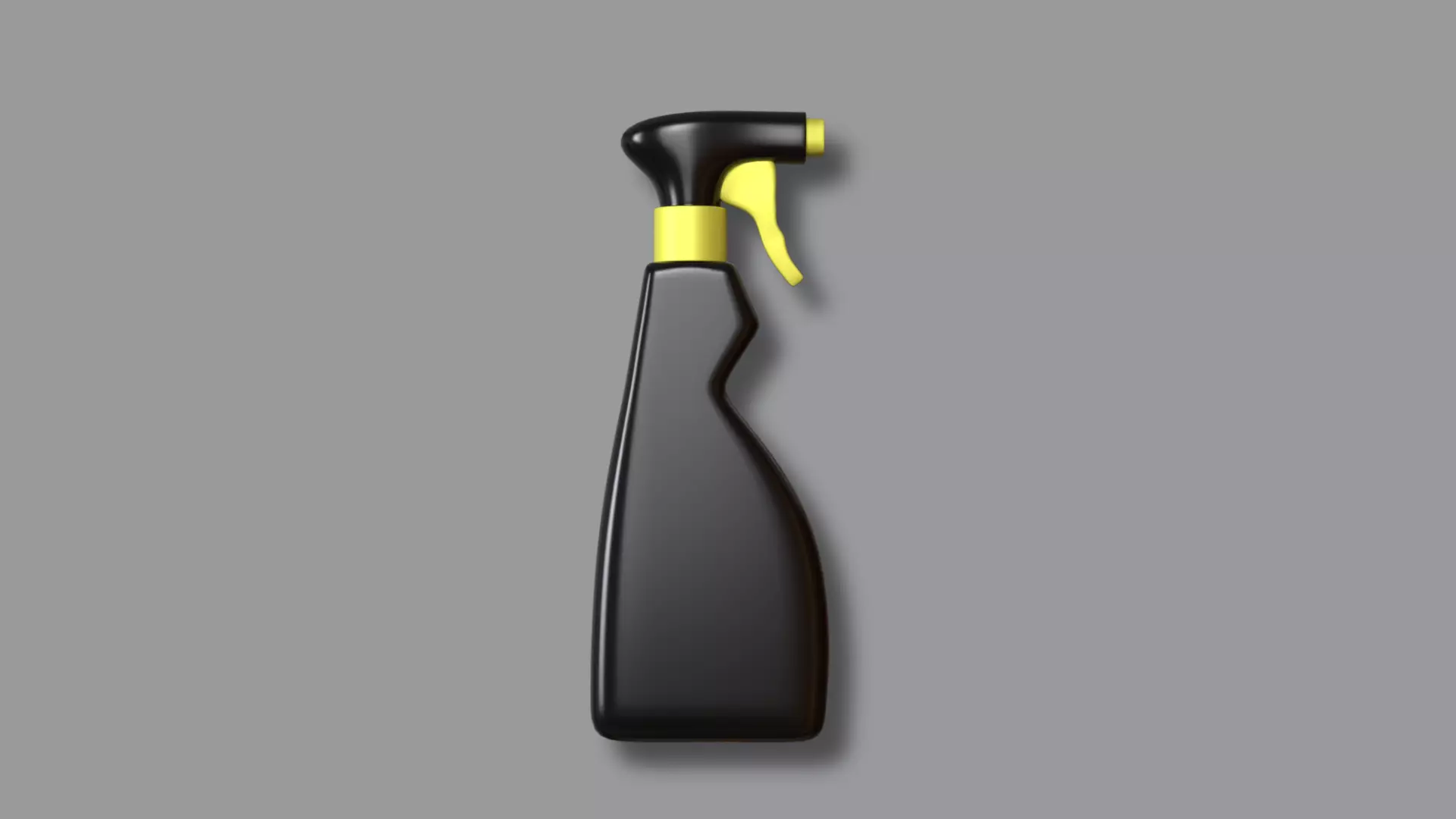 Modern Plastic Trigger Spray Bottle 3D model