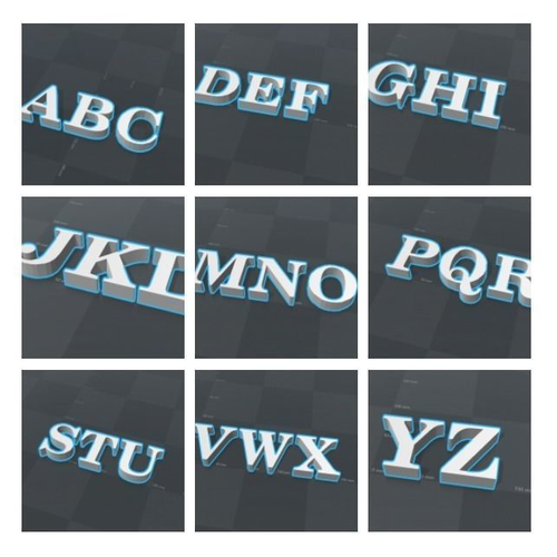 Whole alphabet - ABC - ABCs