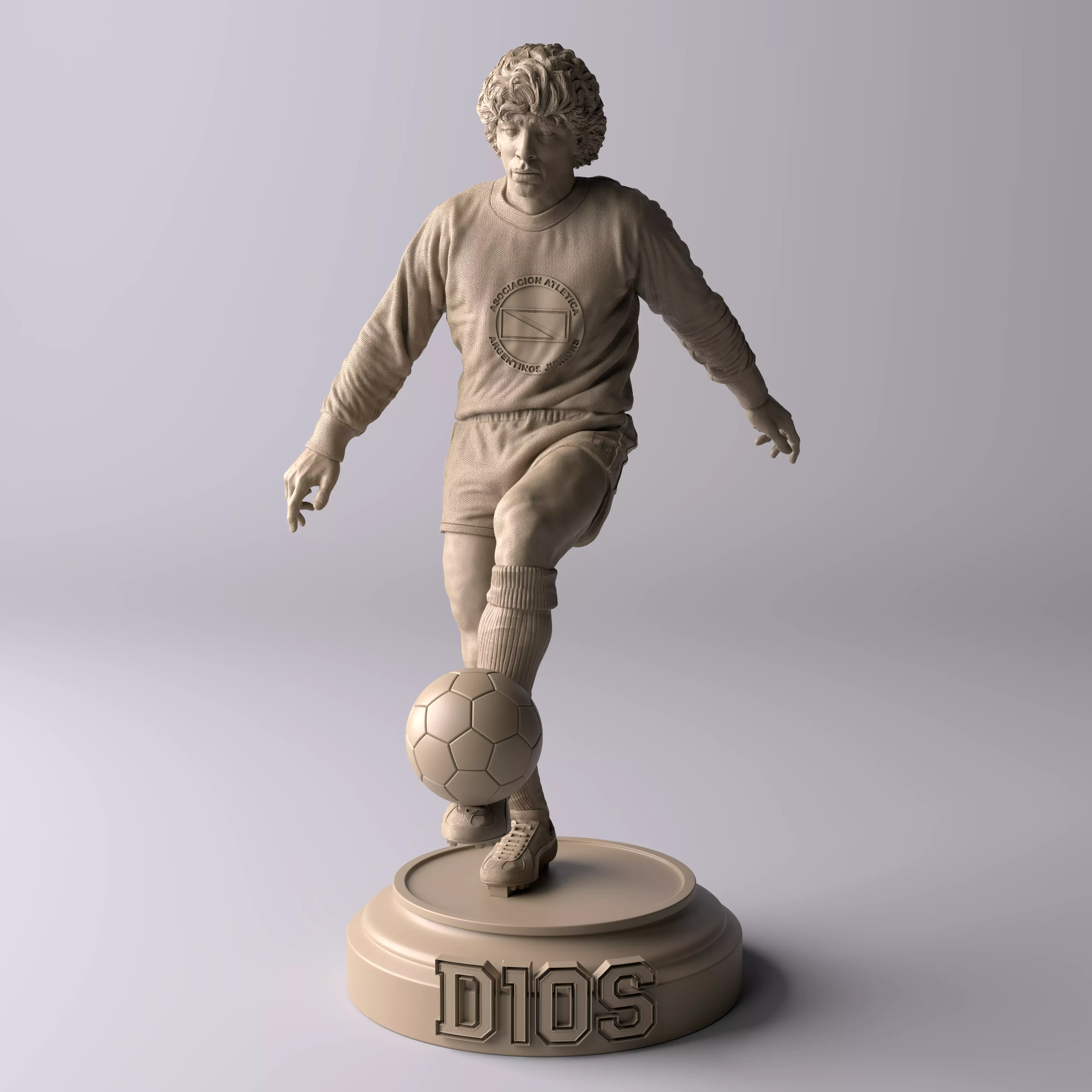 Maradona Argentinos Juniors Premium Statue Collectible Figure 3D print model