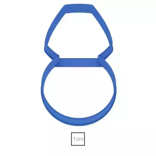 Medal 2 cookie cutter for professional