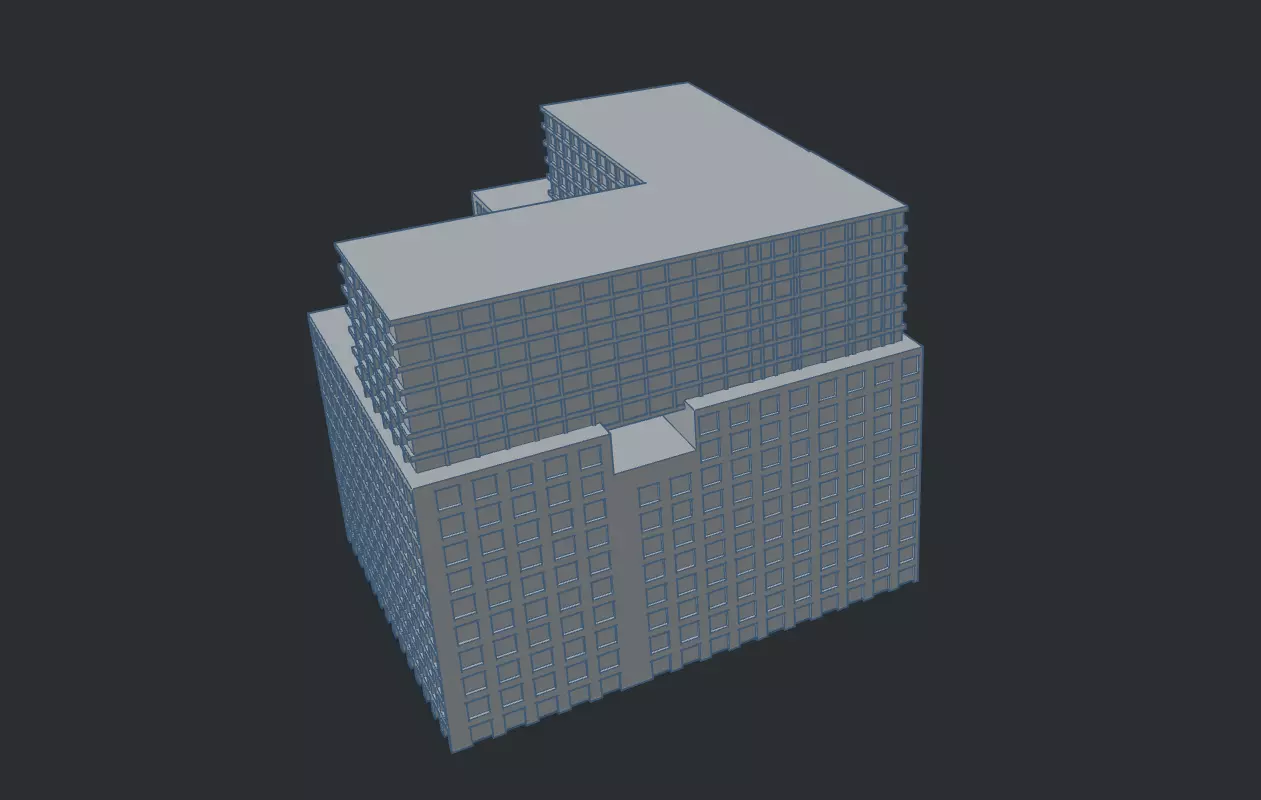 midrise 3 Free 3D print model