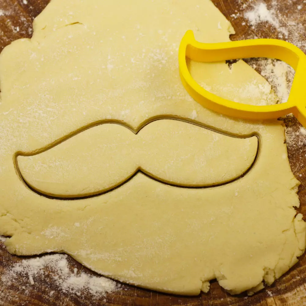 Mustache 2 cookie cutter for professional Free 3D print model