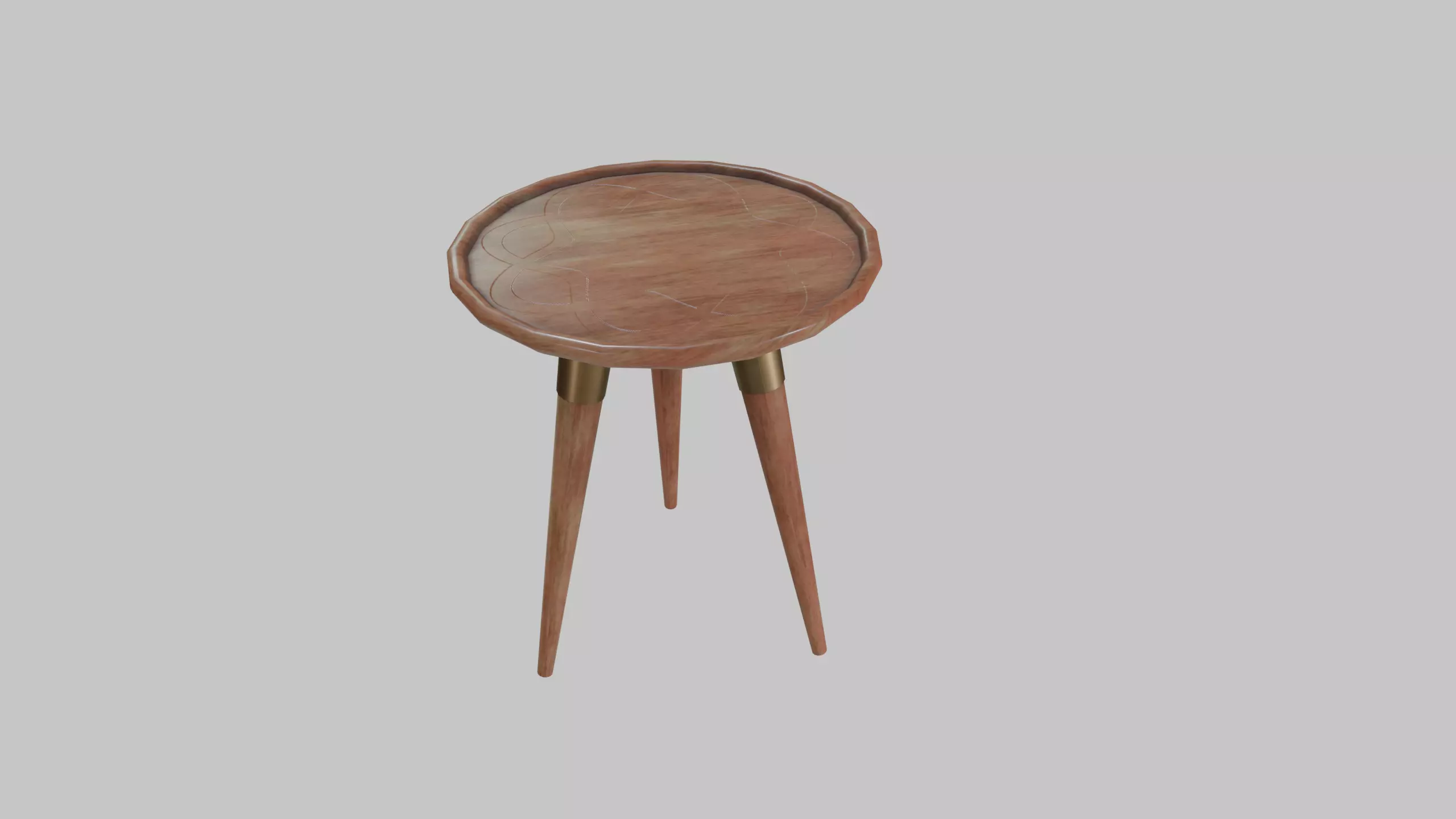 Side Table Low-poly 3D model