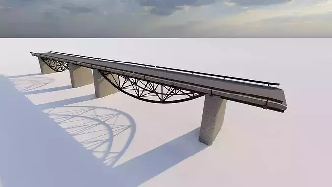 Structural engineering of Metal bridge structure