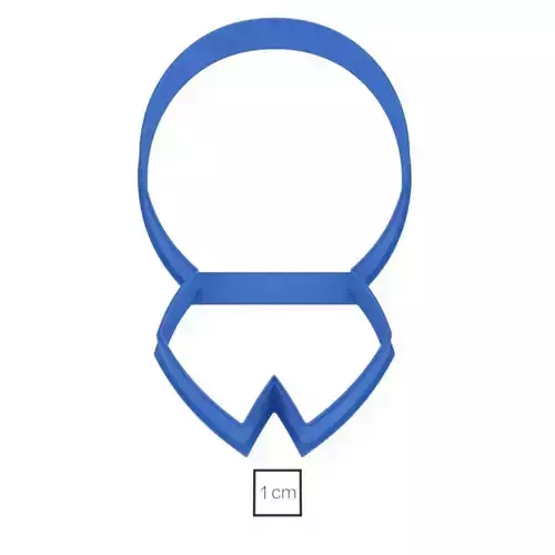 Ribbon of George cookie cutter for professional