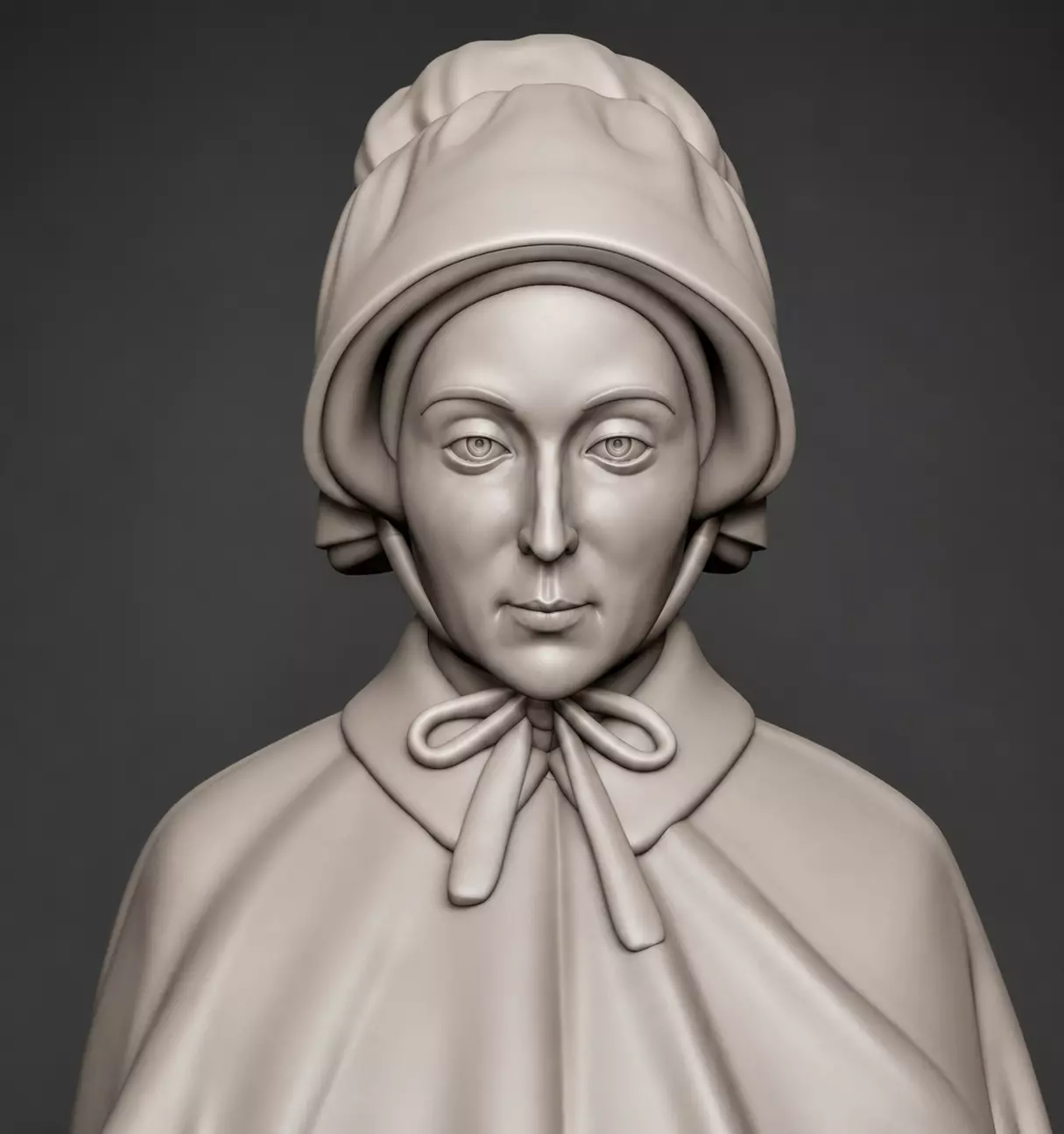 St Elizabeth Ann Seton figure 3D print model