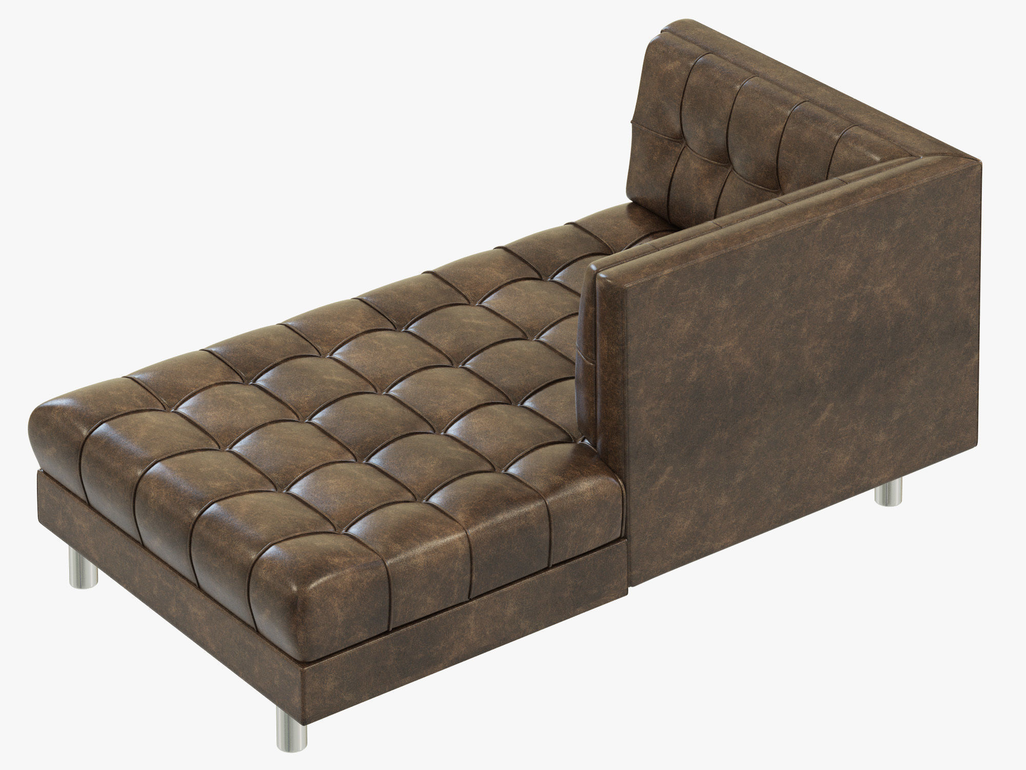 Bernhardt Dunhill Right Arm Chaise 3D model_4
