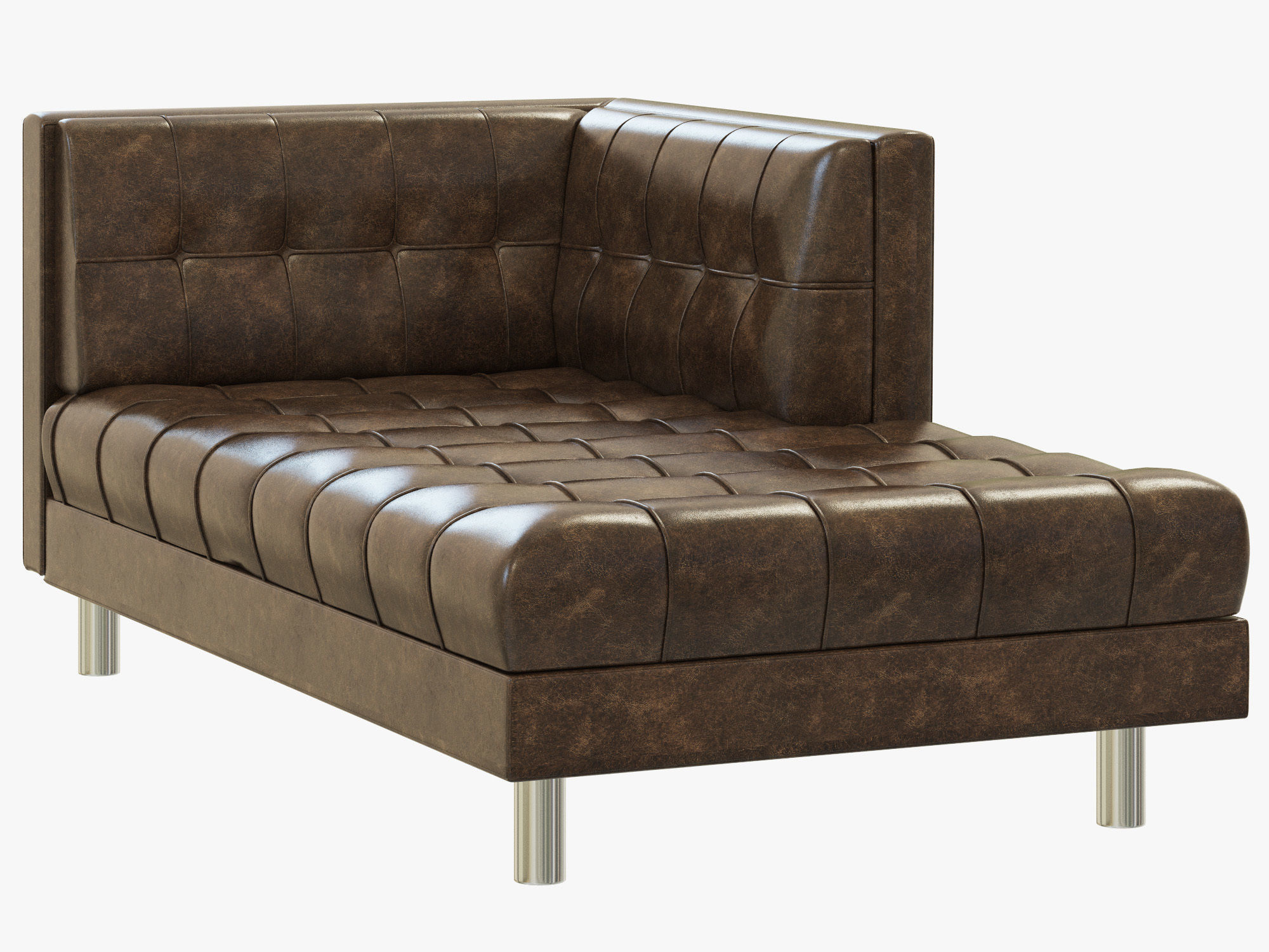 Bernhardt Dunhill Right Arm Chaise 3D model_1