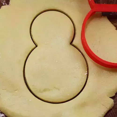 Number 8 solid cookie cutter for professional
