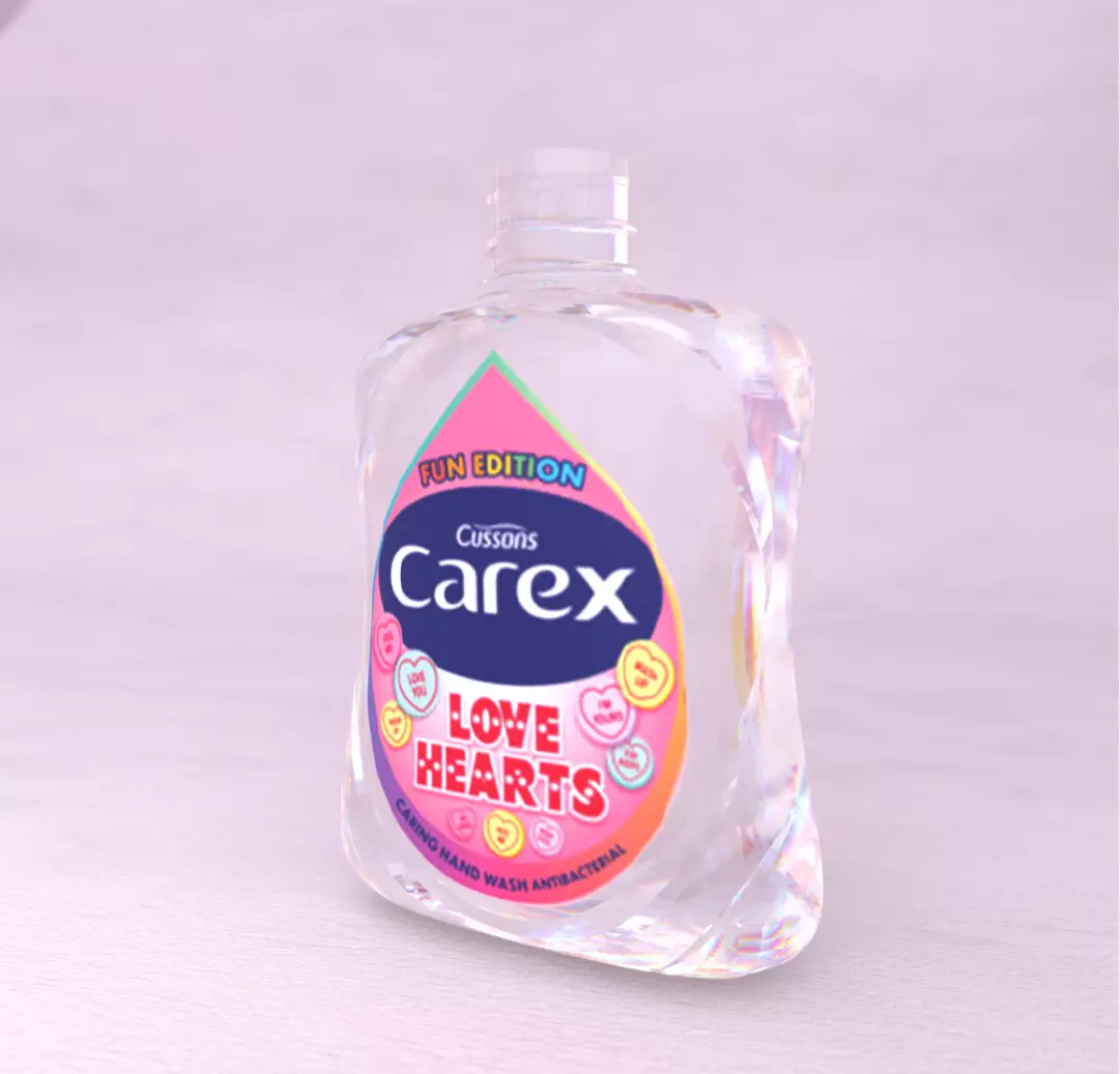 Empty Carex Bottle Model 3D model