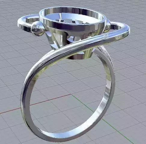  ring with gemstone