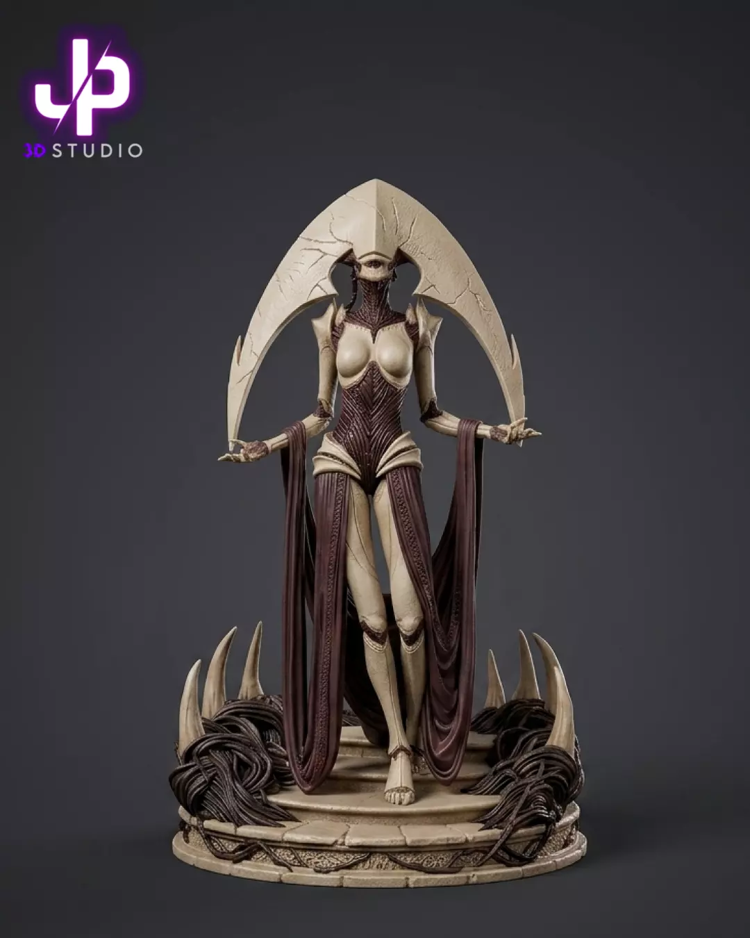 ELESH NORN MOTHER OF MACHINES MINIATURE COMMANDER TOKEN 3D print model